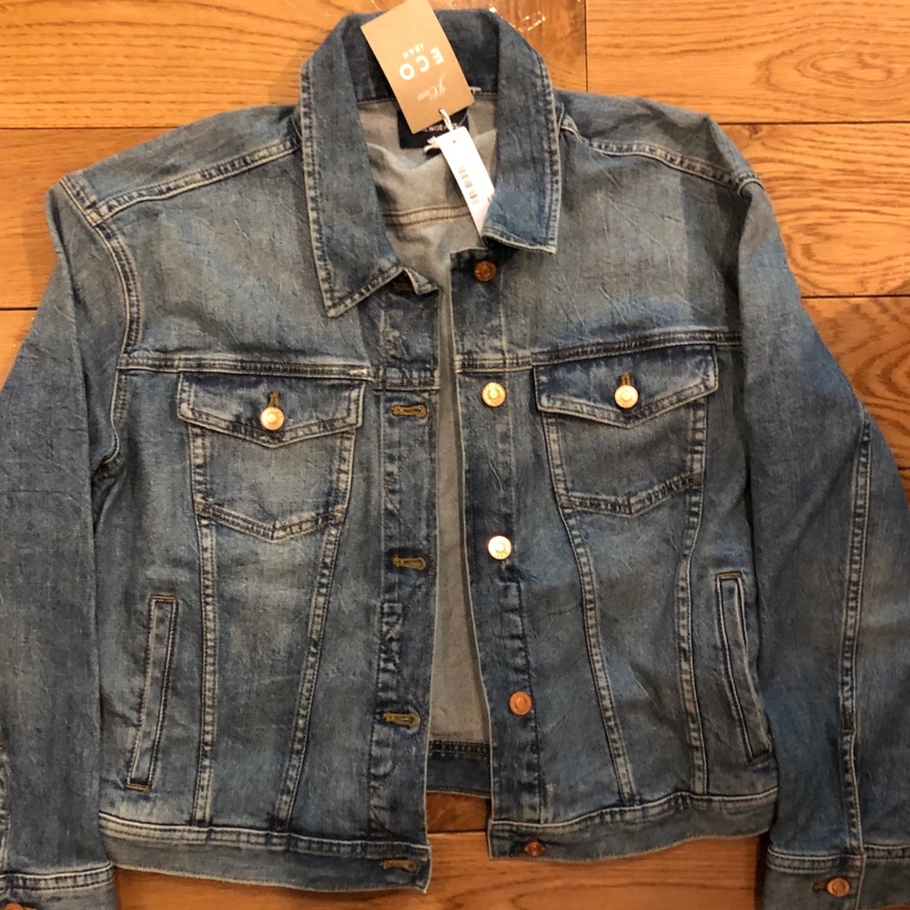 J Crew Eco Denim Jacket - Size M